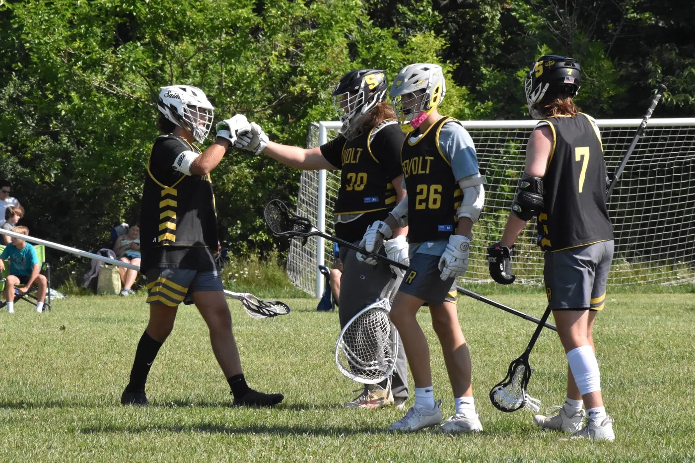 Revolt LC players in black and gold during the Summer 2023 season — photo 63 of 238