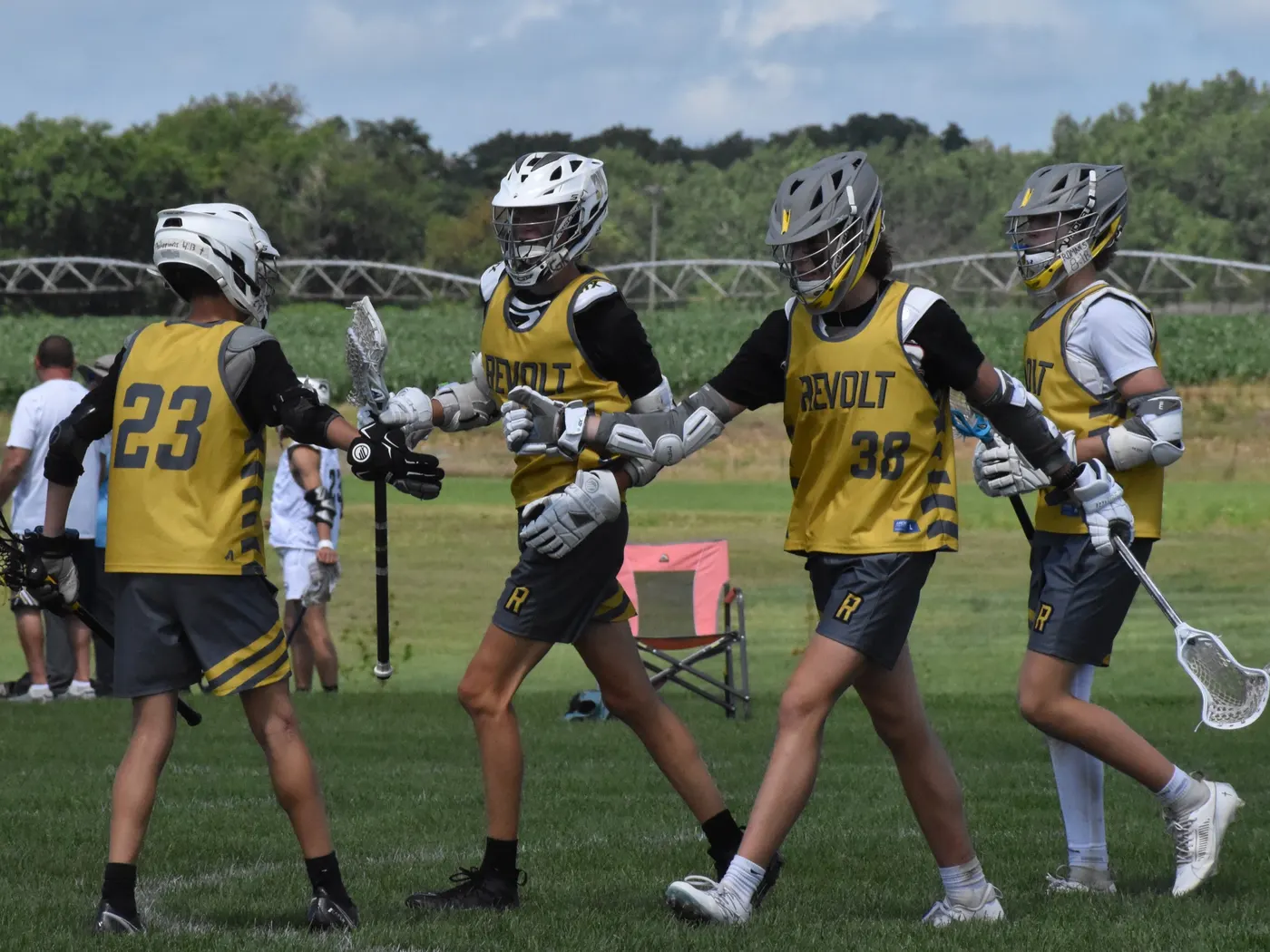 Revolt LC players in black and gold during the Summer 2023 season — photo 163 of 238