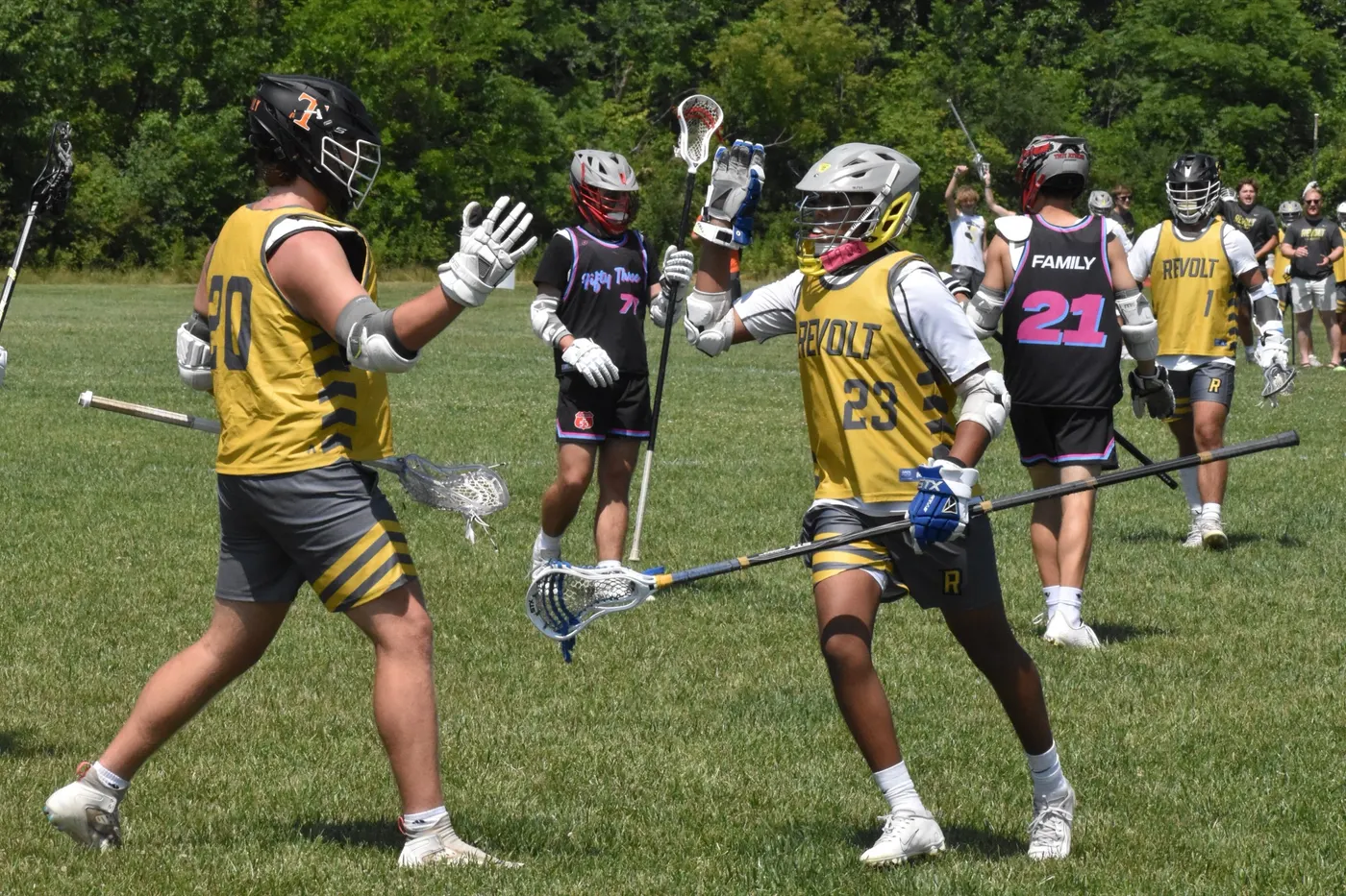 Revolt LC players in black and gold during the Summer 2023 season — photo 180 of 238