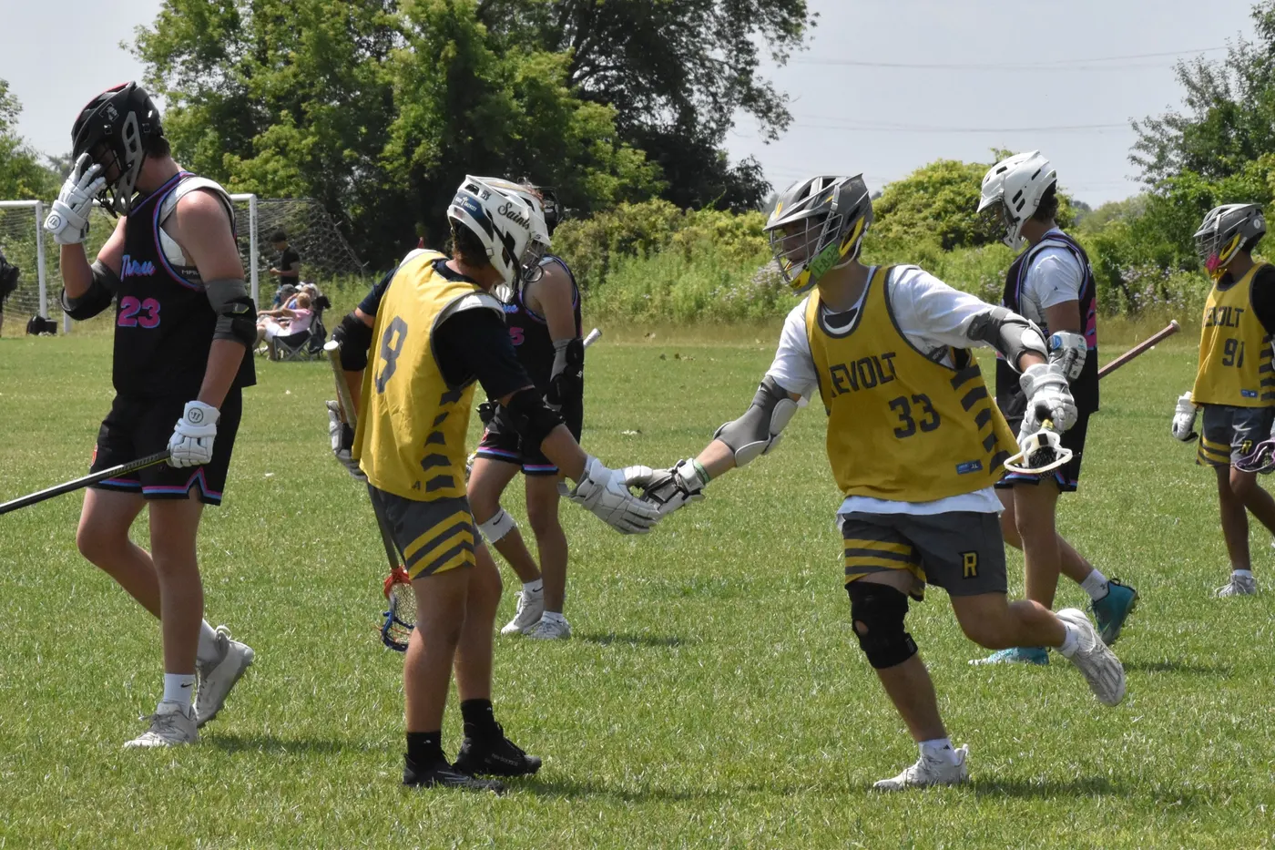 Revolt LC players in black and gold during the Summer 2023 season — photo 215 of 238