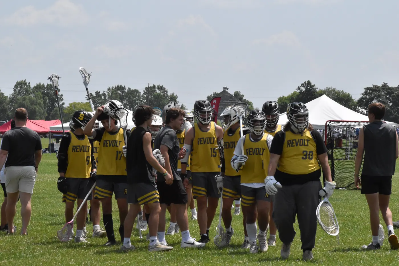 Revolt LC players in black and gold during the Summer 2023 season — photo 223 of 238