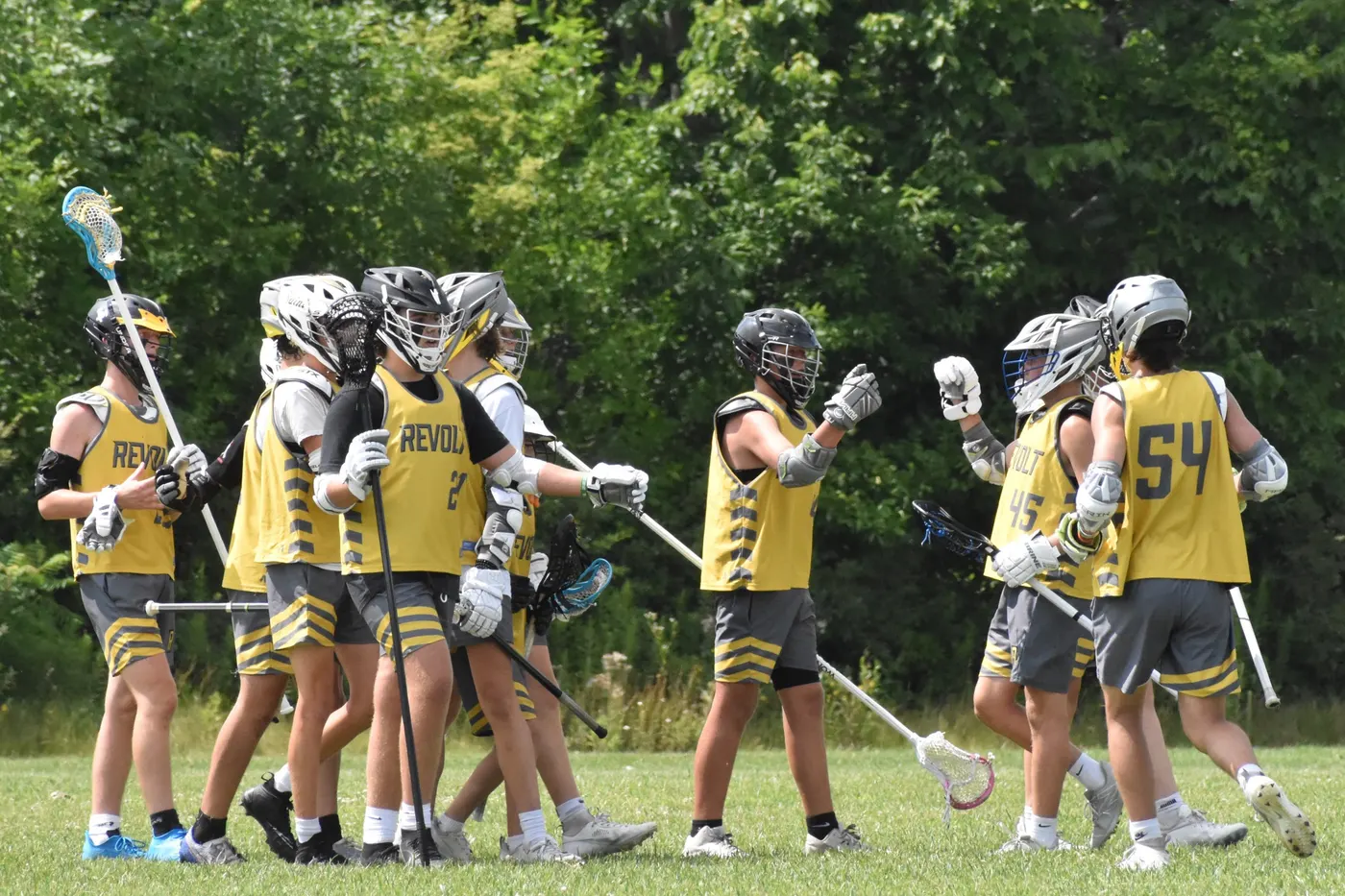 Revolt LC players in black and gold during the Summer 2023 season — photo 228 of 238